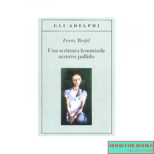 Una scrittura femminile azzurro pallido